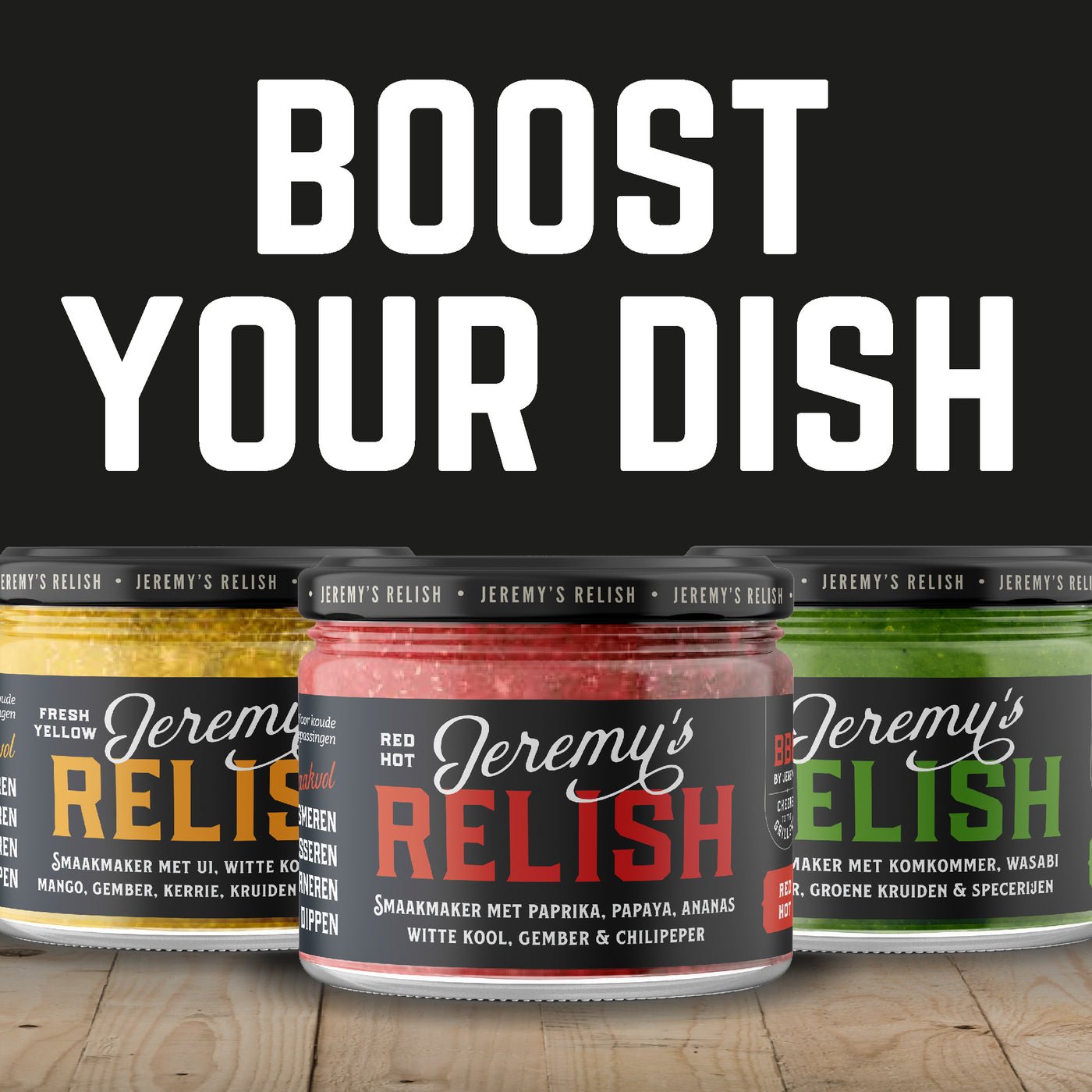NEW! Boost Your Dish With Jeremy's Relish